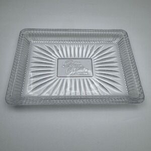 The Pioneer Woman Serving Tray Clear Glass Adeline Sunburst Rectangular